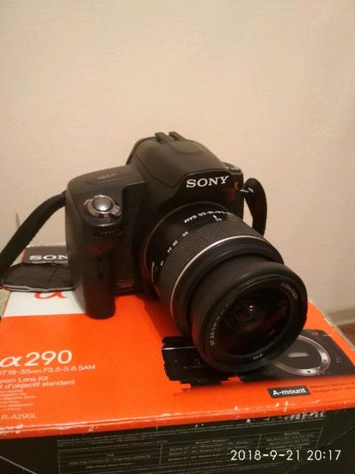 Лот: 12145376. Фото: 1. Фотоаппарат зеркальный Sony a290. Цифровые зеркальные
