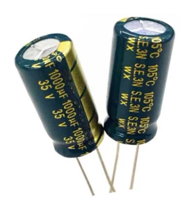 Лот: 12129009. Фото: 1. 35В 1000мкФ 1000 мкФ 35 В 1000uf35v... Конденсаторы
