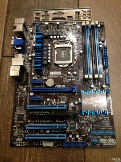 Лот: 17291491. Фото: 1. Комплект Asus P8H77-V + Intel... Комплекты запчастей