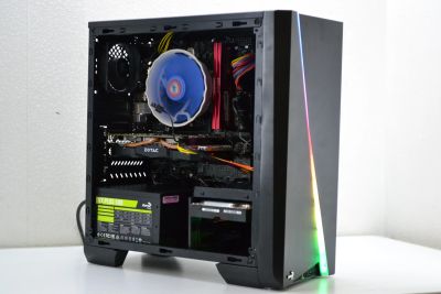 Лот: 18399795. Фото: 1. Игровой компьютер I3 10100F/ GTX... Компьютеры в сборе
