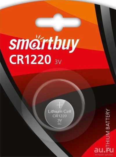 Лот: 16073528. Фото: 1. Батарейка SmartBuy CR1220 BL1... Батарейки, аккумуляторы, элементы питания