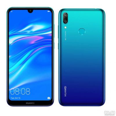 Лот: 13465616. Фото: 1. Смартфон Huawei Y7 32GB Blue Синий... Смартфоны