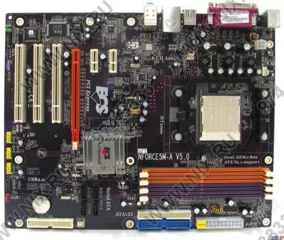 Лот: 1425570. Фото: 1. Материнская плата Elitegroup NFORCE5M-A... Материнские платы