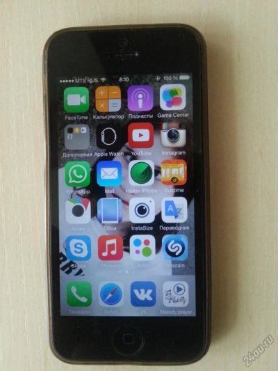 Лот: 5709091. Фото: 1. iPhone 5 черный. Смартфоны