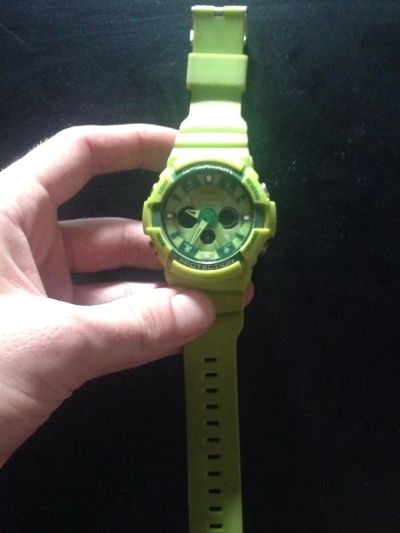 Лот: 10036658. Фото: 1. casio Gshock green. Другие наручные часы