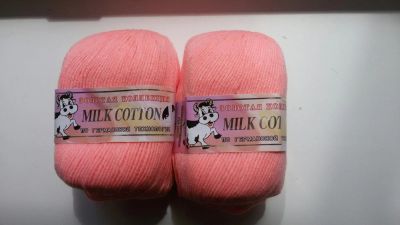 Лот: 7788775. Фото: 1. Milk Cotton 50 гр./150 м. 45... Ткани, нитки, пряжа