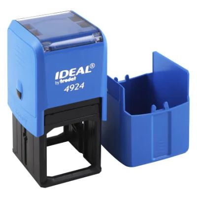 Лот: 20232508. Фото: 1. IDEAL 4924 (40х40 мм) цвет синий... Печати, штампы, оснастки