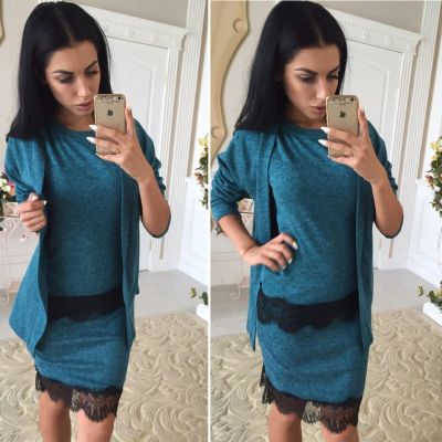 Лот: 8526746. Фото: 1. Костюм юбка+футболка+кардиган. Костюмы