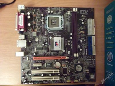 Лот: 2962820. Фото: 1. Материнская плата 775 ECS DDR2. Материнские платы