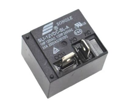 Лот: 17512775. Фото: 1. Электромагнитное реле SLI-12VDC-SL-A... Реле, тумблеры, переключатели