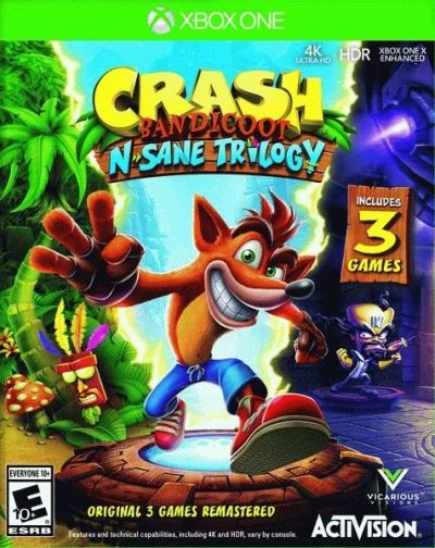 Лот: 13350631. Фото: 1. Crash Bandicoot N'sane Trilogy... Игры для консолей