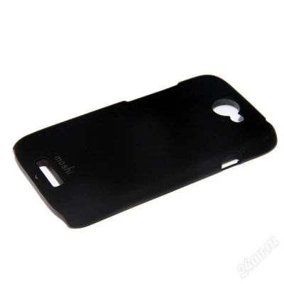 Лот: 2590691. Фото: 1. Чехол HTC One V Пластик Черный. Чехлы, бамперы