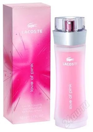 Лот: 2610058. Фото: 1. Love of Pink Lacoste для женщин. Женская парфюмерия