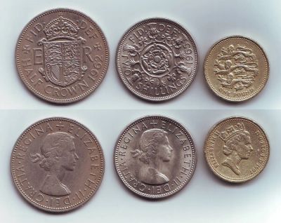 Лот: 11743127. Фото: 1. Монеты - разные Англия (3 шт.). Наборы монет