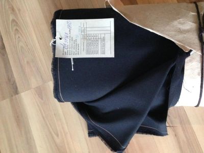 Лот: 5096497. Фото: 1. Ткань полушерстянная темно-синяя... Спецодежда, спецобувь