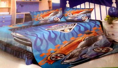 Лот: 6460691. Фото: 1. новый кпб - 1,5 "Hot wheels... Постельные принадлежности