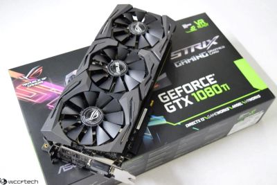 Лот: 10879792. Фото: 1. Видеокарта 1080ti Asus STRIX... Видеокарты