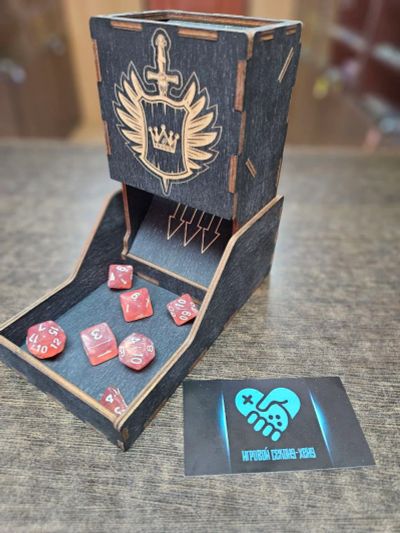 Лот: 23302970. Фото: 1. Dice Tower. Башня для бросания... Настольные игры, карты