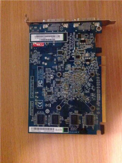 Лот: 6659415. Фото: 1. Видеокарта Radeon HD4350 1GB. Видеокарты