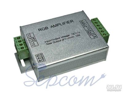 Лот: 15897803. Фото: 1. Усилитель RGB 3x4А 12V Jazzway. Другое освещение