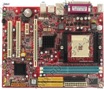 Лот: 522960. Фото: 1. Материнская плата MSI K8NGM-V... Материнские платы