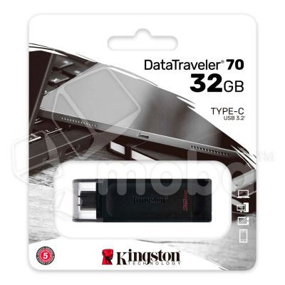 Лот: 18915443. Фото: 1. USB-C флеш (USB 3.2) 32GB Kingston... USB-флеш карты