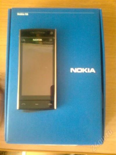 Лот: 1037580. Фото: 1. nokia x6 8гб на гарантии!. Кнопочные мобильные телефоны