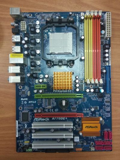 Лот: 13446373. Фото: 1. Материнская плата ASRock A770DE... Материнские платы