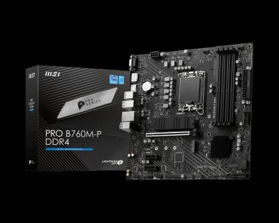 Лот: 24946850. Фото: 1. Мат.плата S1700 B760 MSI PRO B760M-P... Материнские платы