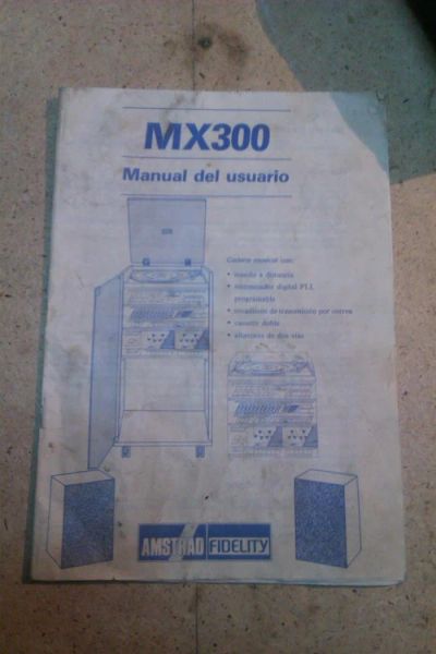 Лот: 3748711. Фото: 1. MX300 Manual del usuario. Другое (музыкальные инструменты и оборудование)