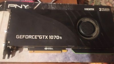 Лот: 17263993. Фото: 1. Pny GTX 1070ti. Видеокарты