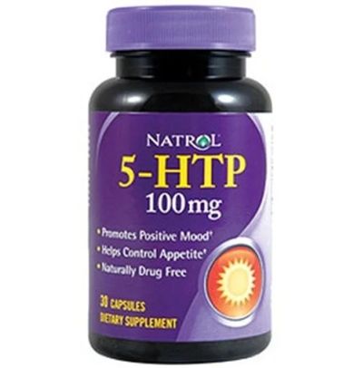 Лот: 9895178. Фото: 1. 5-HTP 100 мг. 45 таб. Natrol... Спортивное питание, витамины