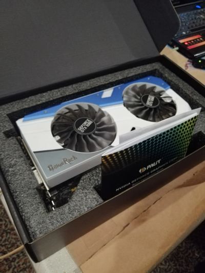 Лот: 16771263. Фото: 1. Palit GTX 1080 GameRock 8GB/256bit. Видеокарты