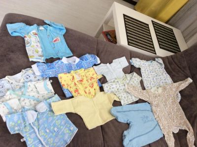 Лот: 7349305. Фото: 1. Детские вещи пакетом. Ползунки, распашонки, слипы