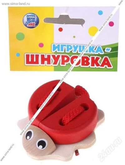 Лот: 1922290. Фото: 1. игрушка шнуровка "божья коровка... Развивающие