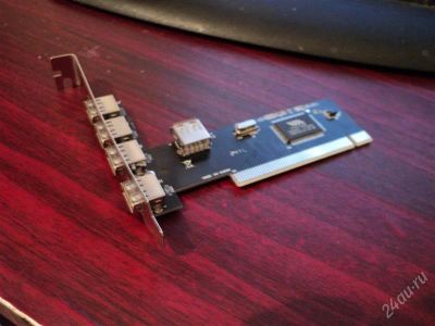 Лот: 2234484. Фото: 1. USB 4+1 PCI расширение. Платы расширения, контроллеры, доп. порты