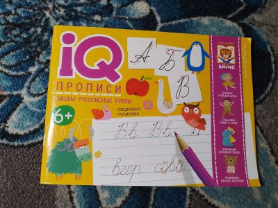 Лот: 24633165. Фото: 1. IQ-прописи Пишем рукописные буквы. Для школы