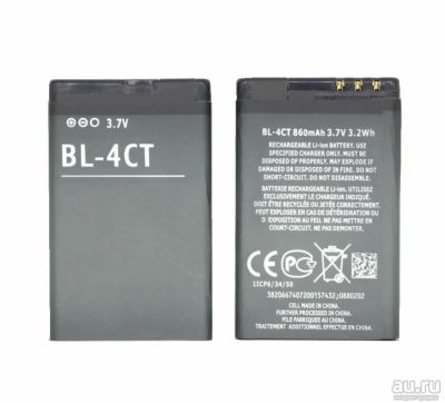 Лот: 13878209. Фото: 1. Аккумулятор Nokia BL-4CT ( 5310... Аккумуляторы