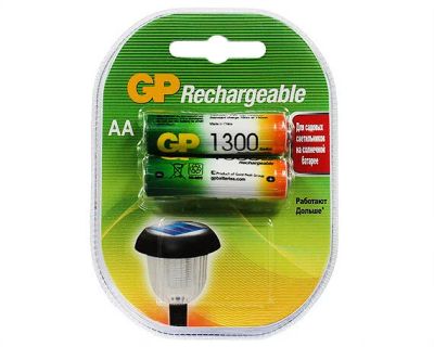 Лот: 20880991. Фото: 1. Аккумулятор AA GP HR06 2-BL 1300mAh... Батарейки, аккумуляторы, элементы питания