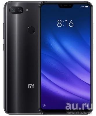 Лот: 14792043. Фото: 1. Mi 8 lite 4/64 black. Смартфоны