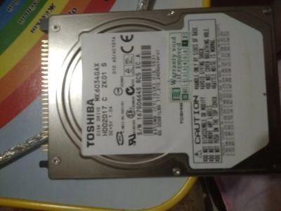 Лот: 11460037. Фото: 1. Toshiba mk6034Gax жёсткий диск... Жёсткие диски (HDD)