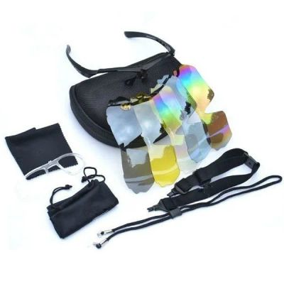 Лот: 2979232. Фото: 1. Спортивные очки Oakley с 5 сменными... Очки солнцезащитные