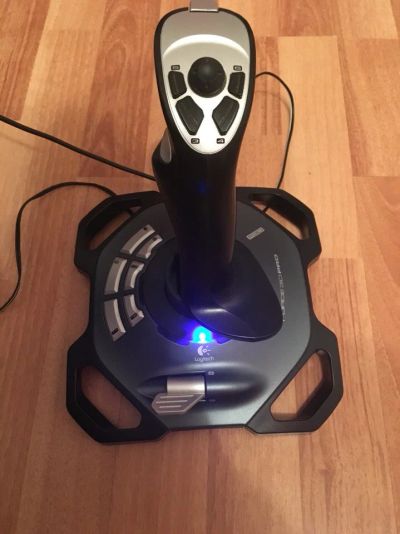 Лот: 6758831. Фото: 1. Logitech Force 3D Pro (Обменяю... Рули, джойстики