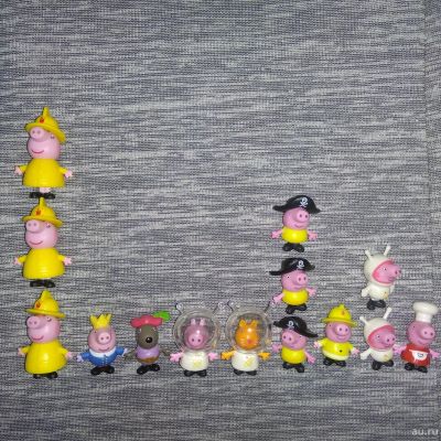 Лот: 13753196. Фото: 1. Свинка пеппа из чупа-чупс шар. Игрушки