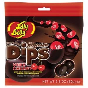 Лот: 11873576. Фото: 1. Jelly Belly Chocolate Dips Cherry. Другое (кондитерские изделия, конфеты)