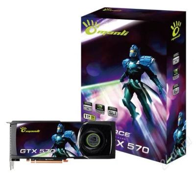 Лот: 1582899. Фото: 1. PCI-E 2.0 GeForce GTX570 732Mhz... Видеокарты