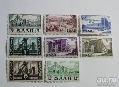 Лот: 17099832. Фото: 1. Германия; Saar; 1953; Definitive... Марки