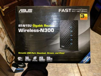 Лот: 10810000. Фото: 1. Wi-Fi роутер Asus rt-n15u. Маршрутизаторы (роутеры)