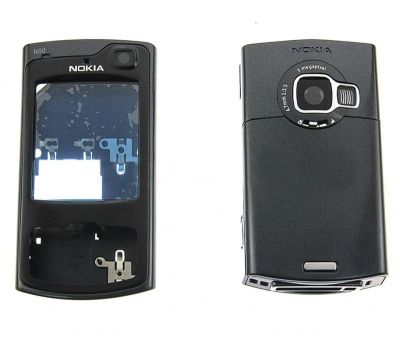 Лот: 12058137. Фото: 1. Корпус Nokia N80 Черный оригиналный. Корпуса, клавиатуры, кнопки