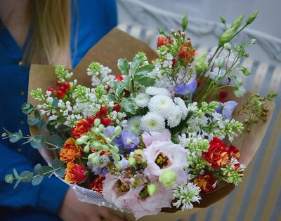 Лот: 7269906. Фото: 1. Сборный букет. Цветы на Щорса... Свежие цветы